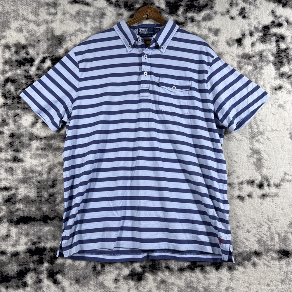 Polo Ralph Lauren Polo Shirt Mens Size Extra Large Slim Fit Pocket
